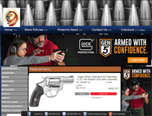 Tablet Screenshot of freedomfirearms-online.com
